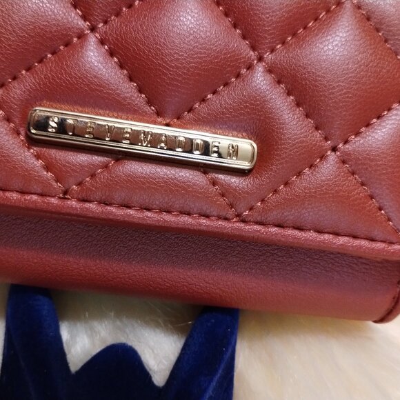 Steve Madden Cognac Brett Brown Wallet - Picture 3 of 9
